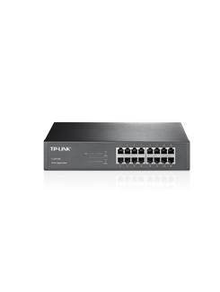 SWITCH 16 PORTAS - 10/100/1000 MBPS - TL-SG1016D - PRETO - UN - TP-LINK