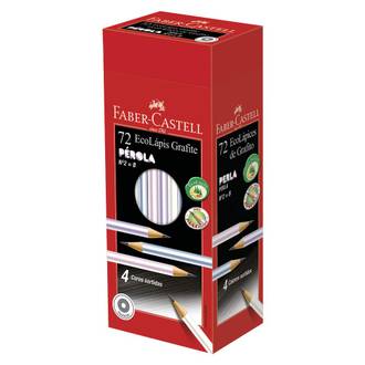 LAPIS PRETO N2 MAX PEROLA CORES SORTIDAS - 1210PER/ED72 - CX 72 - FABER