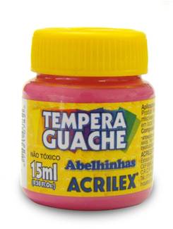 TINTA GUACHE 15ML  - ROSA - CX 12 - ACRILEX