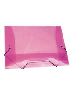 PASTA ELASTICO PLASTICA OFICIO - 1021 - ROSA - UN - ACP