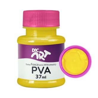 TINTA PVA FOSCA 37ML  - AMARELO OURO - UN - DAC