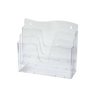 ORGANIZADOR P/ DOCUMENTOS C/ 3 DIVISORIAS - 3055.H - CRISTAL - UN - DELLO