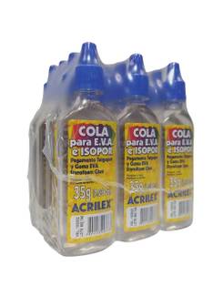 COLA EVA E ISOPOR 35G - PCT 12 - ACRILEX