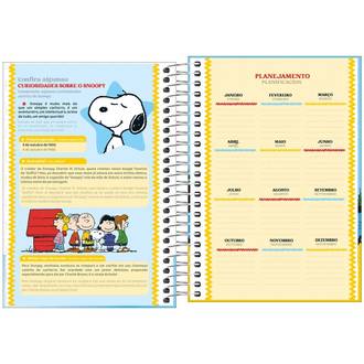 AGENDA ESPIRAL SNOOPY M5 - DIARIA - 393851 - PCT 5 - TILIBRA
