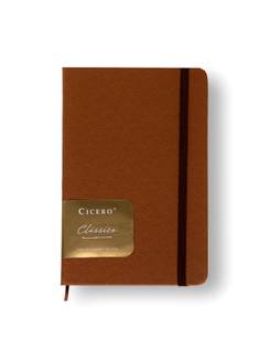 CADERNETA PAUTADA CLASSICA 160FLS - CARAMELO / 0838 - UN - CICERO