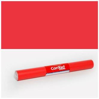 FILME AUTOADESIVO 45CMX2M 80 MICRAS - FOSCO 6545 - VERMELHO - UN - CON-TACT