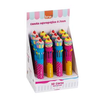 CANETA ESFER TUTTI FR 10 CORES 0.7MM - CA0511 - DPL 12 - BRW