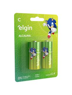 PILHA ALCALINA MEDIA C C/2 - 82156 - UN - ELGIN