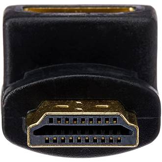 ADAPTADOR HDMI MACHO X HDMI FEMEA 90 GRAUS FIXO - UN - MD9