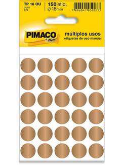 ETIQUETAS P/IDENTIFICACAO  - TP-16OU - UN - PIMACO