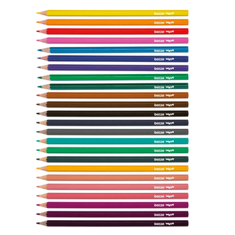 LAPIS COR BAZZE WAVE SEXT 24COR CJTO - C/24 - UN - BAZZE