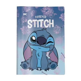 PASTA ELASTICO PLASTICA OFICIO - 5579 - S/ LOMBO - STITCH - UN - DAC