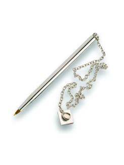 CANETA FIXA P/ BALCAO POLIDA C/BASE - AZUL - UN - CANETA BALCAO