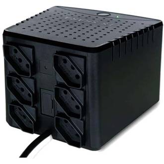 ESTABILIZADOR 1000VA BIVOLT POWEREST 6 TOMADAS - 9007 - UN - TS SHARA