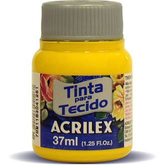 TINTA TECIDO FOSCA 37ML 04140 - AMARELO OURO - UN - ACRILEX
