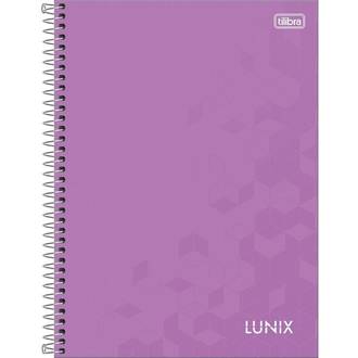 CADERNO UNIV CAPA DURA 1X1 80FLS - LUNIX - PCT 4 - TILIBRA