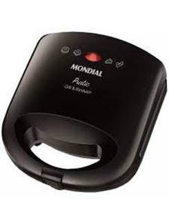 SANDUICHEIRA PRATIC GRILL SN-01 127V - PRETO - UN - MONDIAL