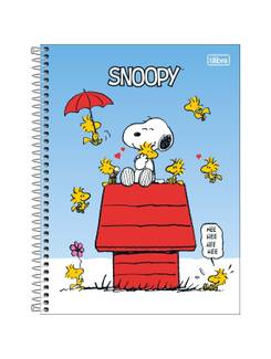 CADERNO UNIV CAPA DURA 10X1 160FLS - 396044 - SNOOPY - UN - TILIBRA
