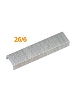 GRAMPO GALVANIZADO 26/6 C/5000 - GR5000 - CX 10 - BRW