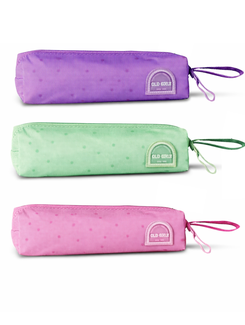 ESTOJO ESCOLAR SIMPLES PASTEL LOVE - MF24578 - UN - CLIO