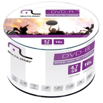 DVD-R GRAVAVEL 4.7GB 120MIN VEL.16X C/50 - DV061 - UN - MULTILASER