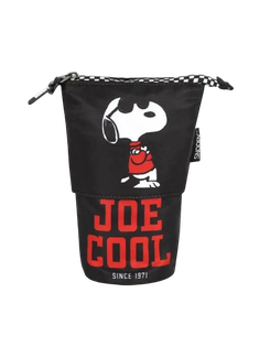 ESTOJO ESCOLAR QUE DESLIZA SNOOPY - ET49727SN - PRETO - UN - LUXCEL