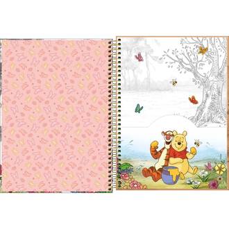 CADERNO UNIV CAPA DURA 10X1 160FLS - 397822 - POOH - UN - TILIBRA