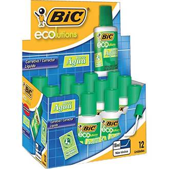 CORRETIVO LIQUIDO ECO 18ML - 878596 - CX 12 - BIC