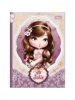 CADERNO COLEGIAL COSTURADO 160FLS - 383902 - JOLIE - UN - TILIBRA