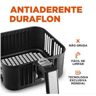 FRITADEIRA AIR FRYER 4L AFN-40-BFS 220V - PRETO - UN - MONDIAL