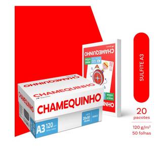 PAPEL CHAMEQUINHO 120G 50FLS - A3 - CX 20 - CHAMEX