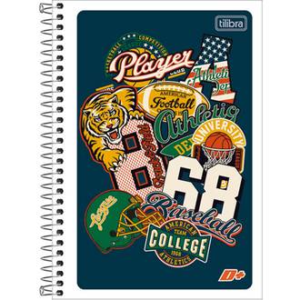 CADERNO 1/4 ESPIRAL CAPA FLEX 96FLS - MAIS+ - UN - TILIBRA