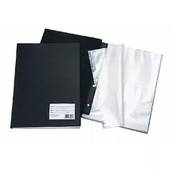 PASTA CATALOGO C/50 ENV MED OFICIO C/VISOR - 153 - PRETO - UN - DAC