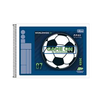 CADERNO DESENHO CAPA FLEXIVE 48FLS - ESPIRAL - MAIS+ - UN - TILIBRA