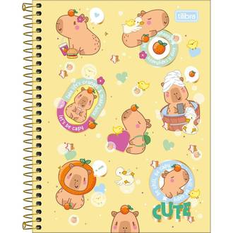 CADERNO COLEGIAL CAPA DURA 10X 120FLS - CAPYCLUB - UN - TILIBRA
