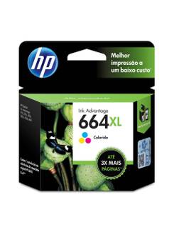 CARTUCHO DE TINTA 664XL COLORI F6V30AB - UN - HP