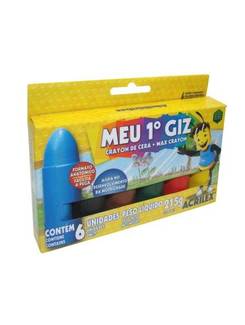 GIZ DE CERA MEU PRIMEIRO GIZ 6 CORES - 09506 - UN - ACRILEX