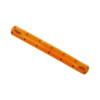 REGUA FLEXIVEL 30CM CORES 4365 - UN - LEO E LEO