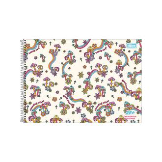CADERNO DESENHO CAPA DURA 96FLS - ESPIRAL - MAIS+ FEM - UN - TILIBRA