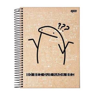 CADERNO UNIV CAPA DURA 10X1 160FLS - FLORK - PCT 4 - JANDAIA