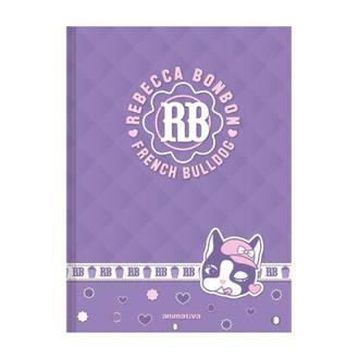 CADERNO BROCHURAO CAPA DURA 80FLS - REBECCA BOMBOM - PCT 5 - ANIMATIVA