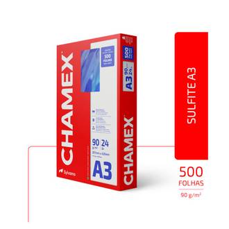 PAPEL CHAMEX 90G 500FLS - A3 - CX 5 - CHAMEX