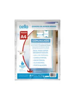 QUADRO DE AVISO A4 RIGIDO 0538.H - UN - DELLO