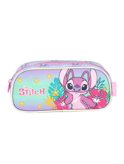 ESTOJO ESCOLAR SIMPLES STITCH - EI42384SC - INFANTIL - ROXO - UN - LUXCEL