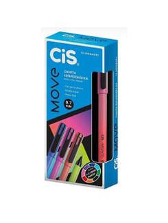 CANETA ESFEROGRAFICA MOVE 0,7MM - ROSA - CX 12 - CIS