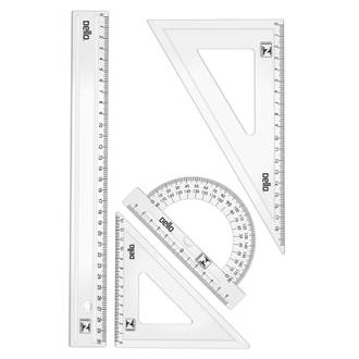 KIT GEOMETRICO 1° GRAU ACRILIC C/ 4 PEÇAS - 8720 - UN - DELLO