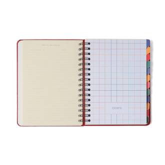 PLANNER PERMANENTE ESPIRAL A5 / JARDIM OFF WHITE - UN - CICERO