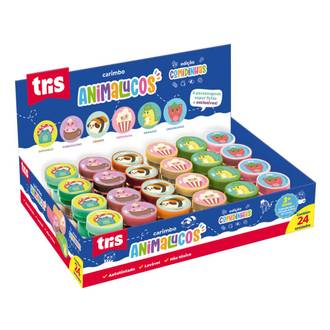 CARIMBO AUTOTINTADO ANIMALUCO COMIDINHAS - 610979 - DPL 24 - TRIS