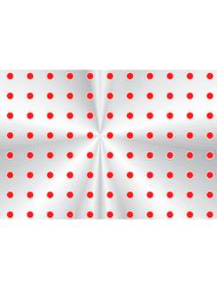 SACO TRANSPARENTE POA VERMELHO C/50 - 10x15 - UN - GALA