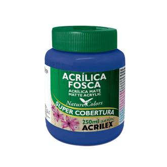 TINTA ACRILICA FOSCA 250ML  - AZUL TURQUESA - PCT 3 - ACRILEX